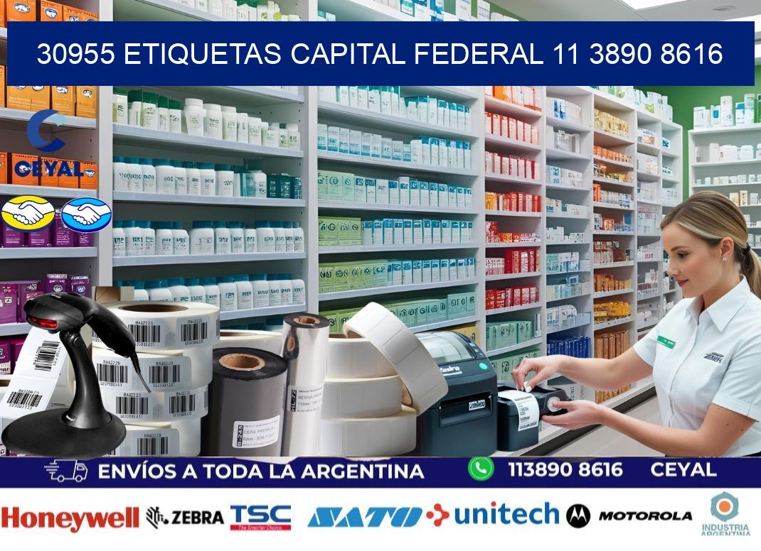 30955 ETIQUETAS CAPITAL FEDERAL 11 3890 8616