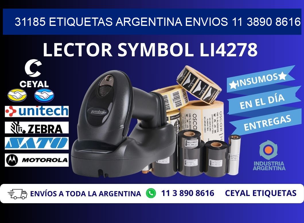 31185 ETIQUETAS ARGENTINA ENVIOS 11 3890 8616