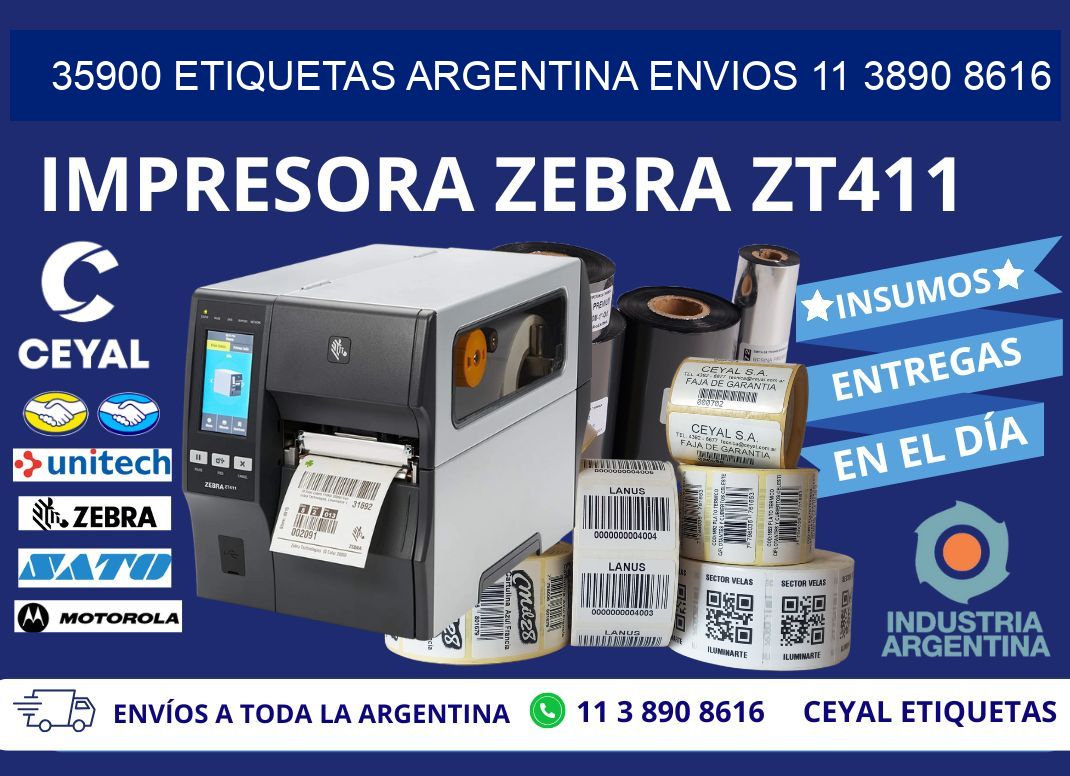 35900 ETIQUETAS ARGENTINA ENVIOS 11 3890 8616