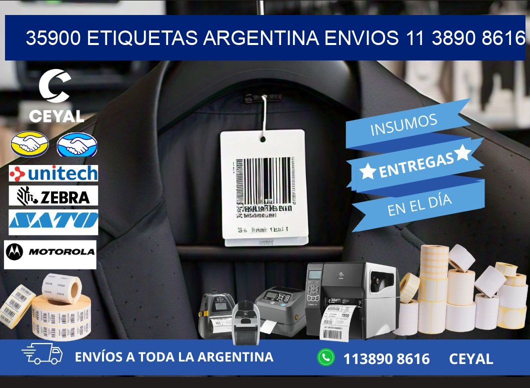 35900 ETIQUETAS ARGENTINA ENVIOS 11 3890 8616