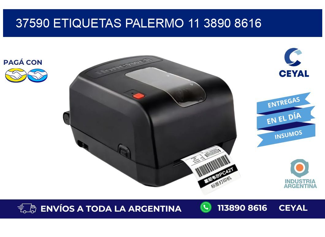 37590 ETIQUETAS PALERMO 11 3890 8616