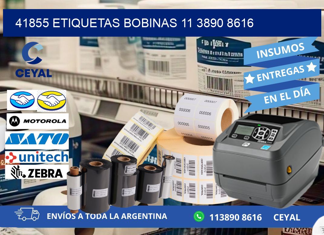 41855 ETIQUETAS BOBINAS 11 3890 8616