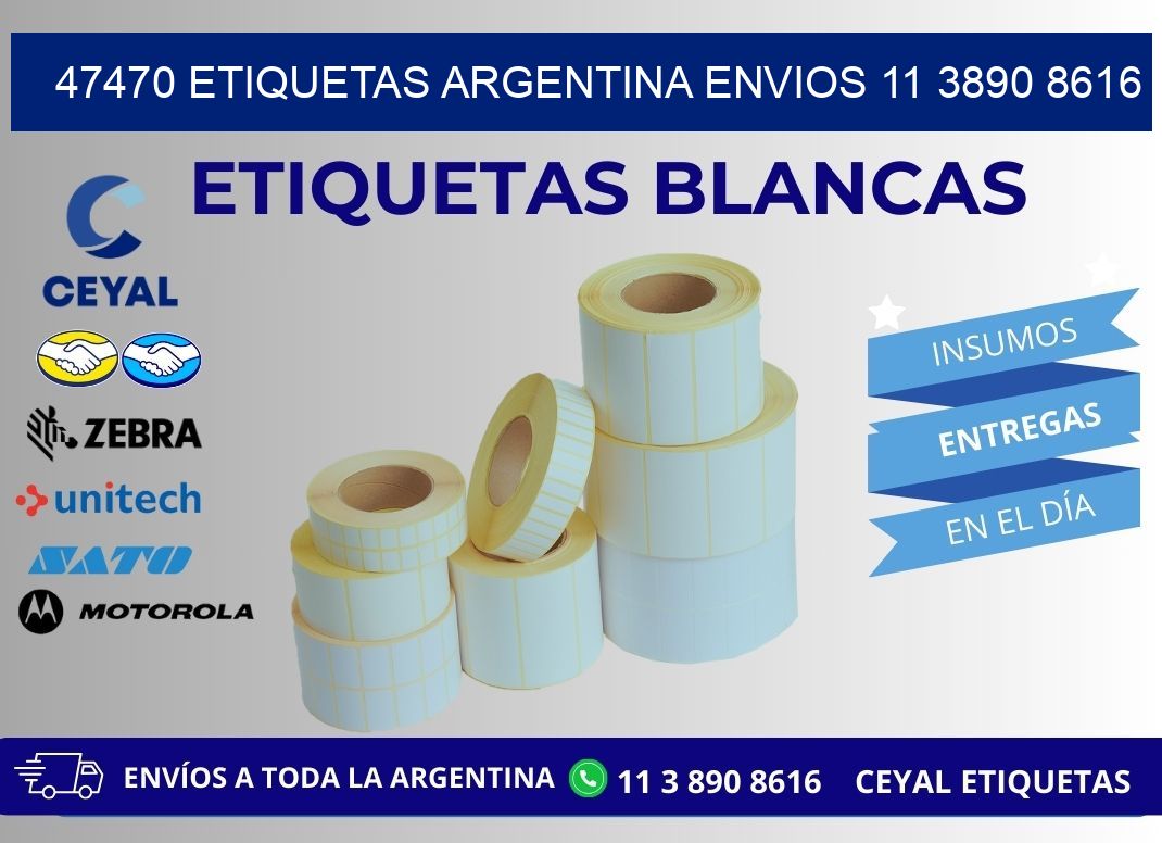 47470 ETIQUETAS ARGENTINA ENVIOS 11 3890 8616