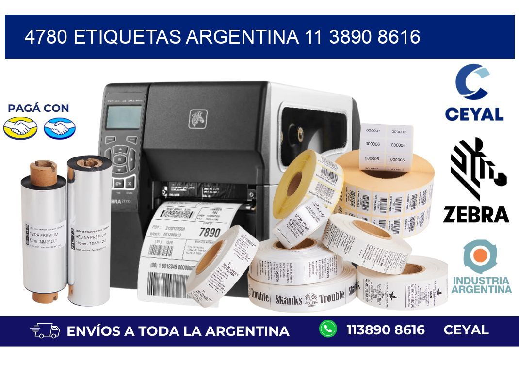 4780 ETIQUETAS ARGENTINA 11 3890 8616