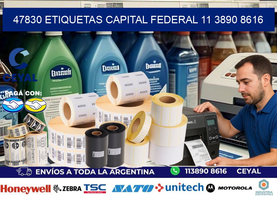 47830 ETIQUETAS CAPITAL FEDERAL 11 3890 8616