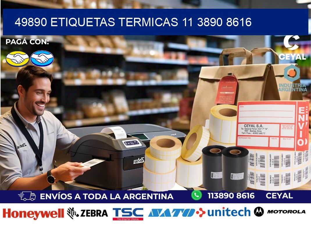 49890 ETIQUETAS TERMICAS 11 3890 8616