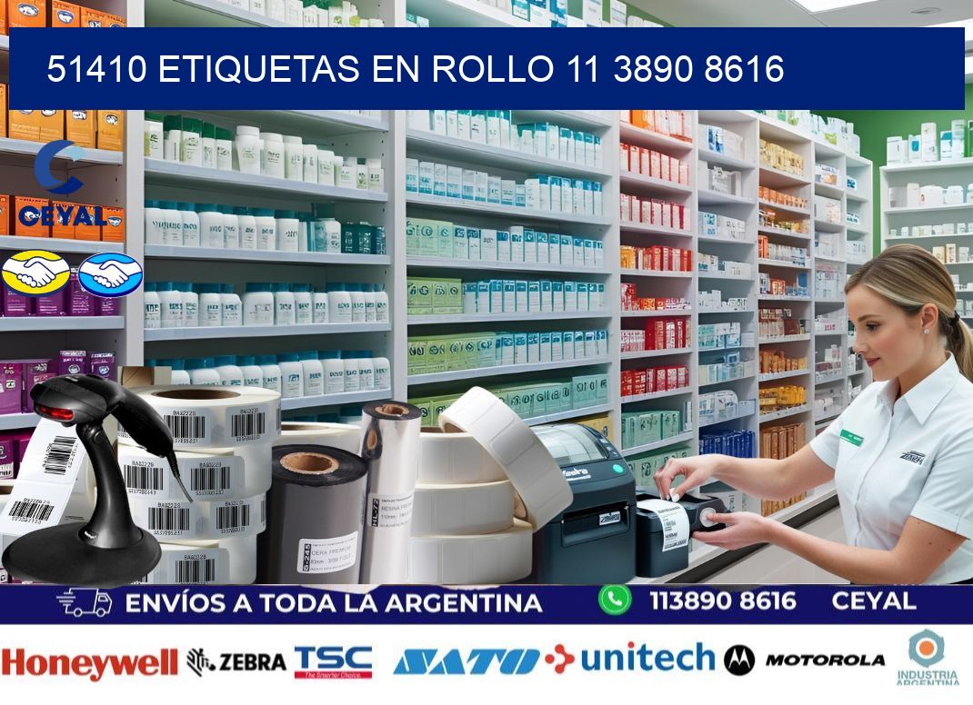 51410 ETIQUETAS EN ROLLO 11 3890 8616
