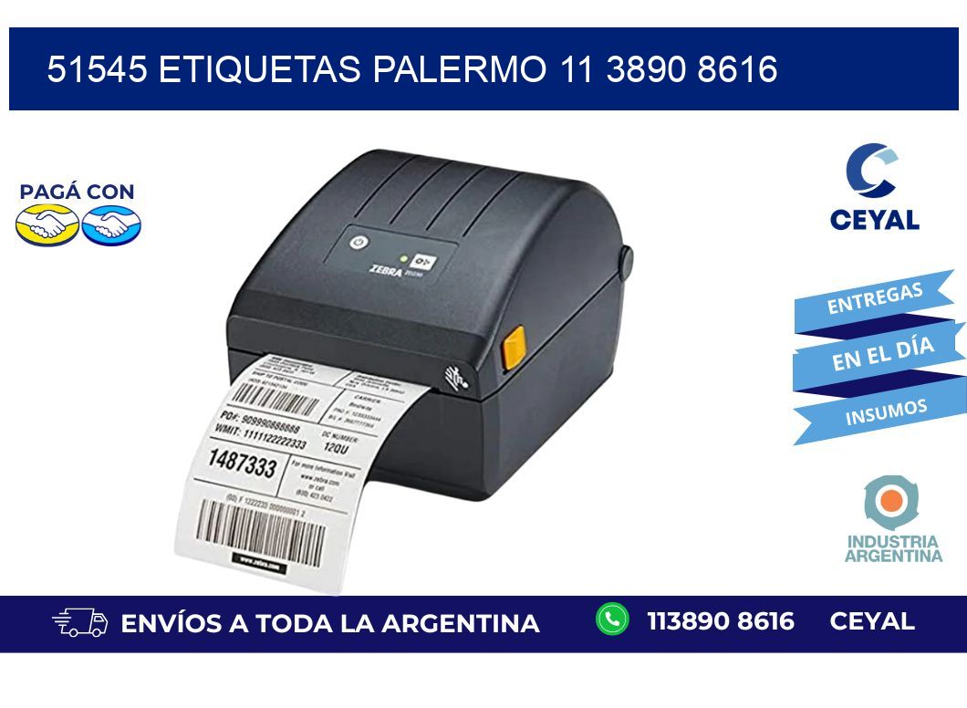 51545 ETIQUETAS PALERMO 11 3890 8616