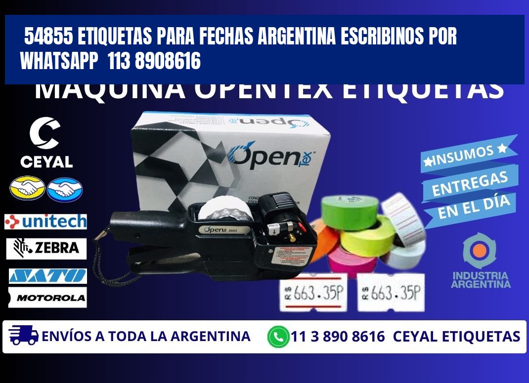 54855 ETIQUETAS PARA FECHAS ARGENTINA ESCRIBINOS POR WHATSAPP  113 8908616