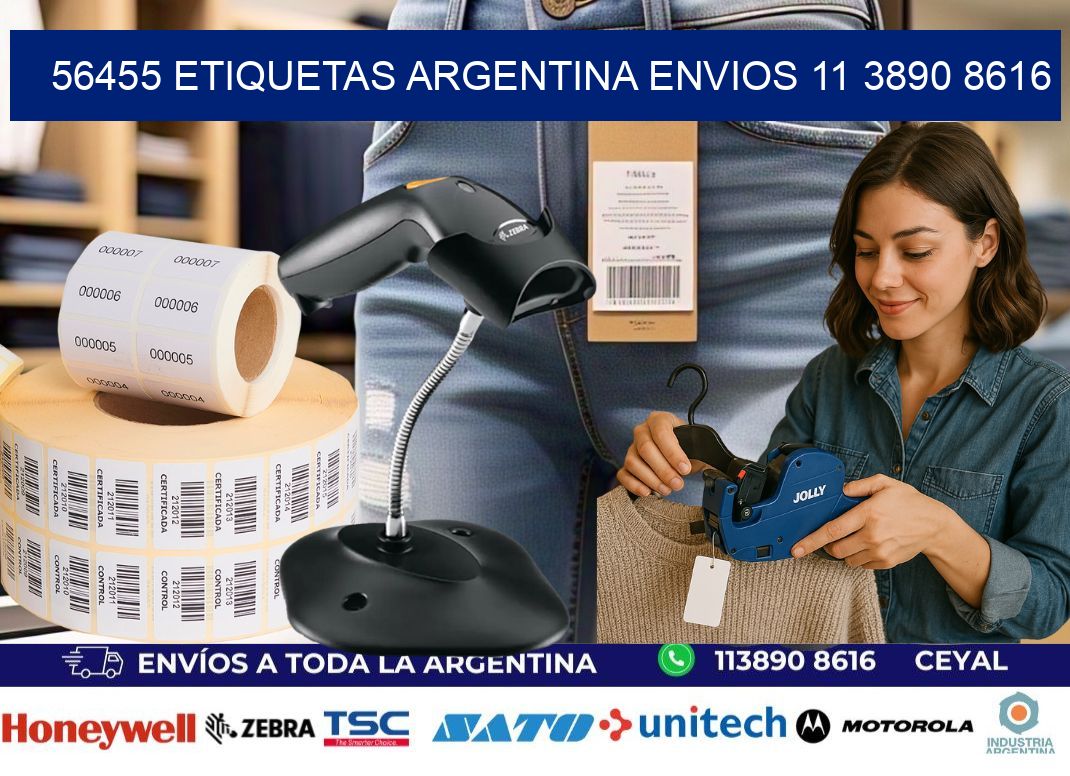56455 ETIQUETAS ARGENTINA ENVIOS 11 3890 8616