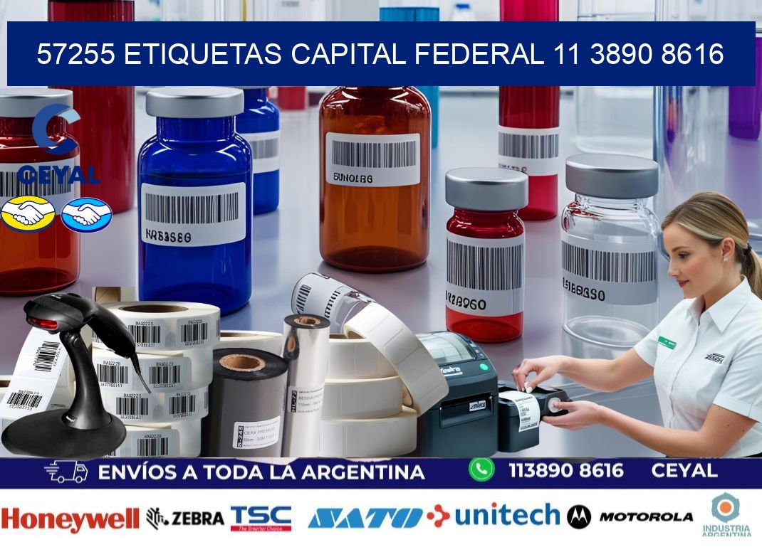 57255 ETIQUETAS CAPITAL FEDERAL 11 3890 8616