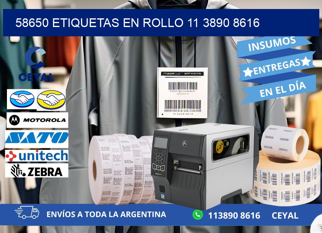 58650 ETIQUETAS EN ROLLO 11 3890 8616