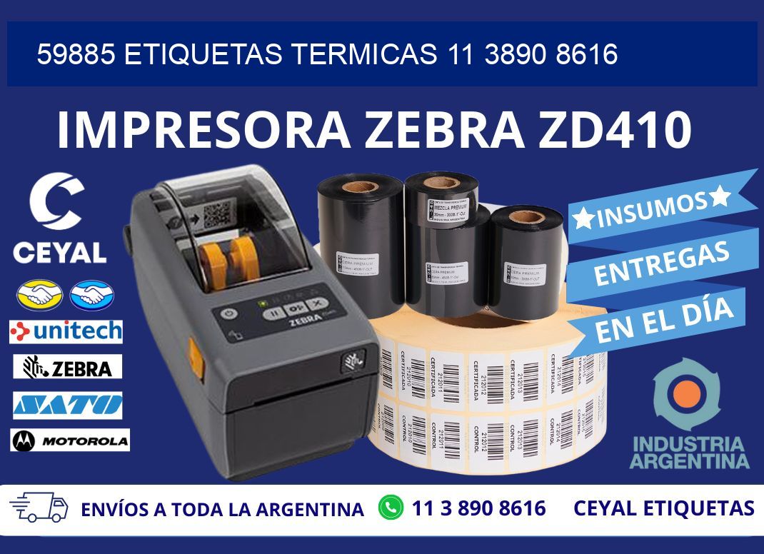 59885 ETIQUETAS TERMICAS 11 3890 8616