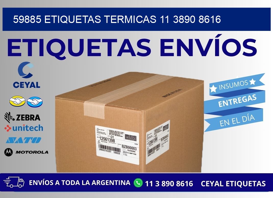 59885 ETIQUETAS TERMICAS 11 3890 8616