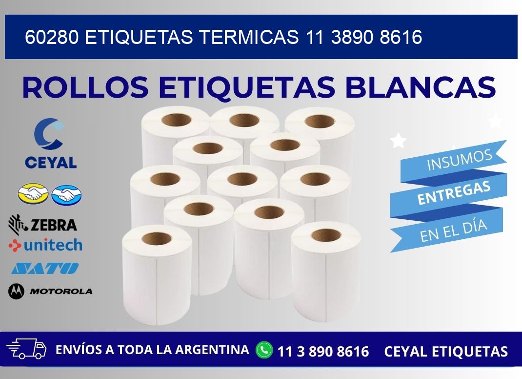 60280 ETIQUETAS TERMICAS 11 3890 8616