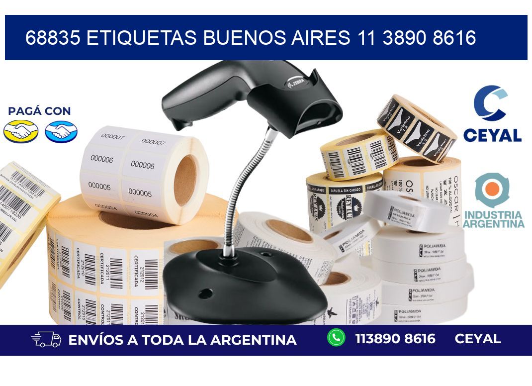 68835 ETIQUETAS BUENOS AIRES 11 3890 8616