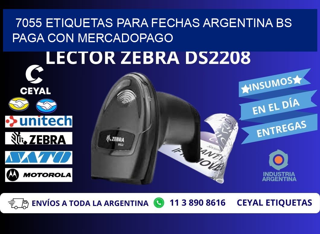 7055 ETIQUETAS PARA FECHAS ARGENTINA BS PAGA CON MERCADOPAGO