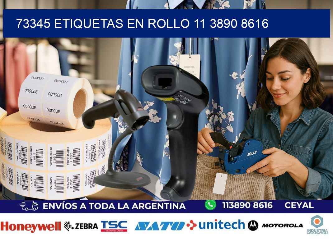 73345 ETIQUETAS EN ROLLO 11 3890 8616
