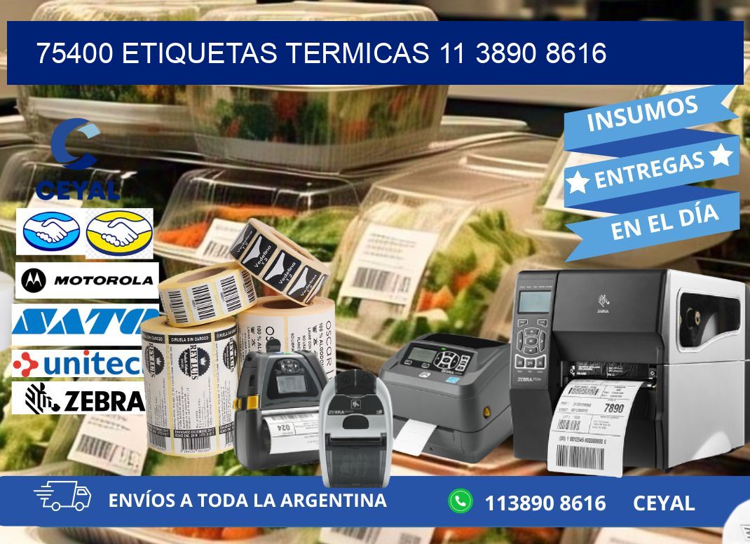 75400 ETIQUETAS TERMICAS 11 3890 8616