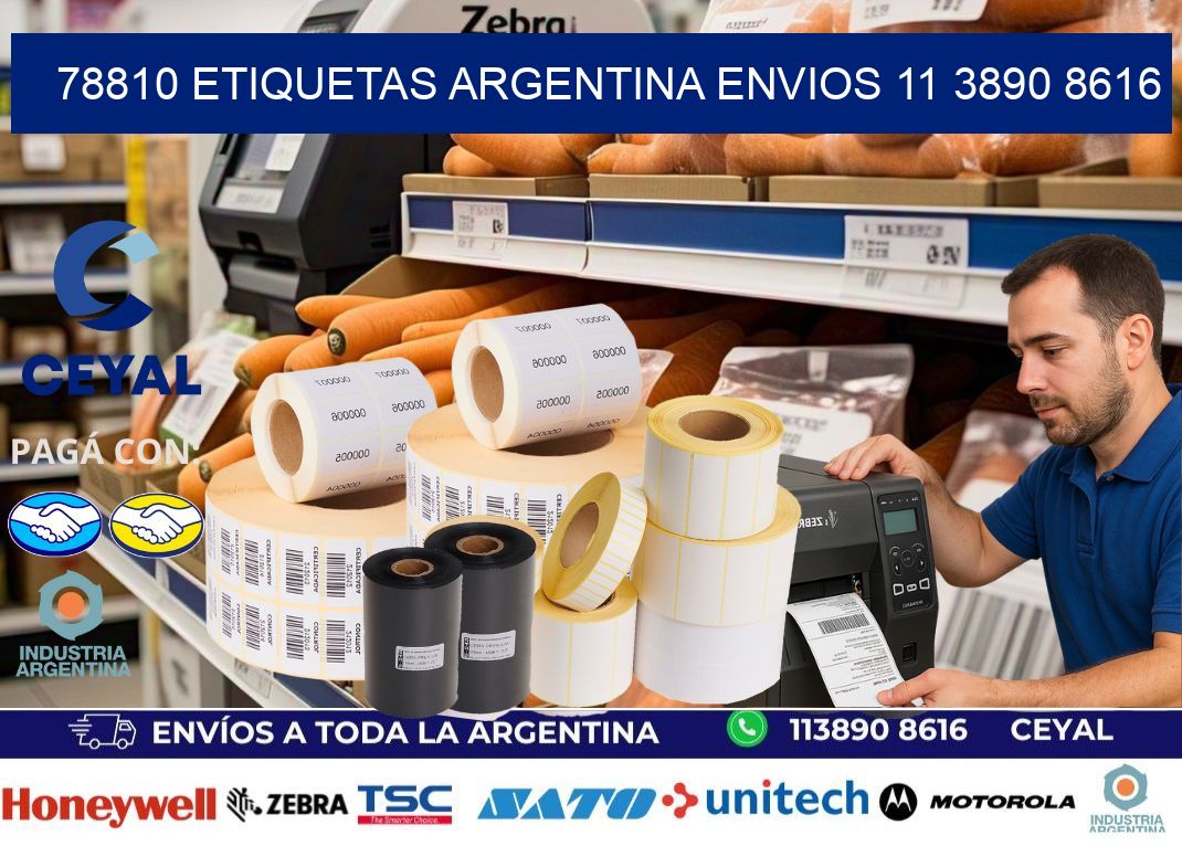 78810 ETIQUETAS ARGENTINA ENVIOS 11 3890 8616