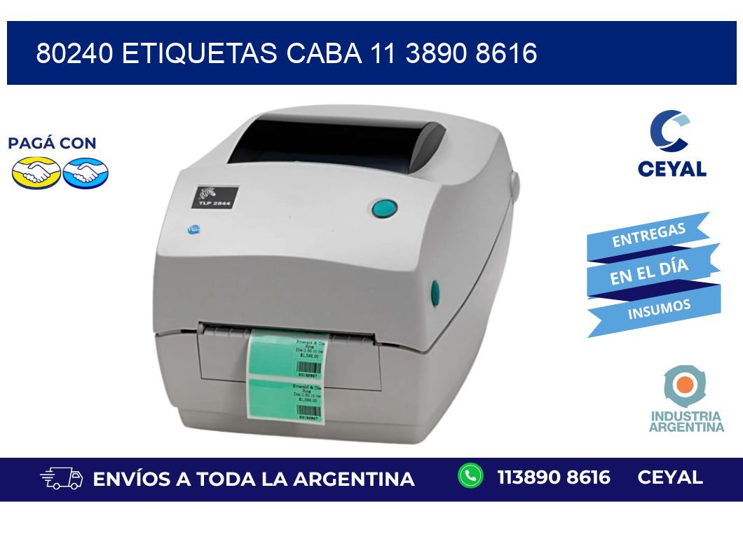 80240 ETIQUETAS CABA 11 3890 8616
