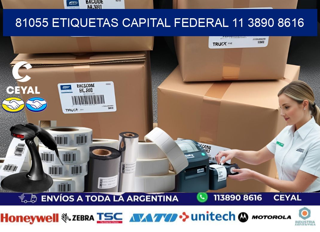 81055 ETIQUETAS CAPITAL FEDERAL 11 3890 8616