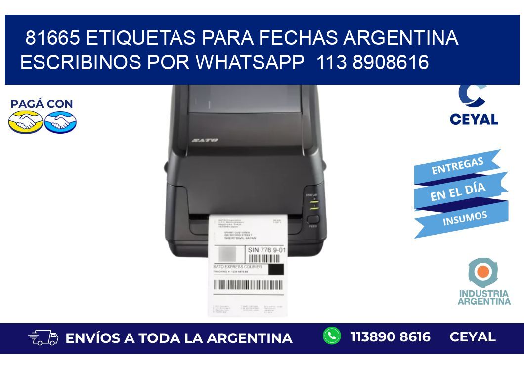 81665 ETIQUETAS PARA FECHAS ARGENTINA ESCRIBINOS POR WHATSAPP  113 8908616