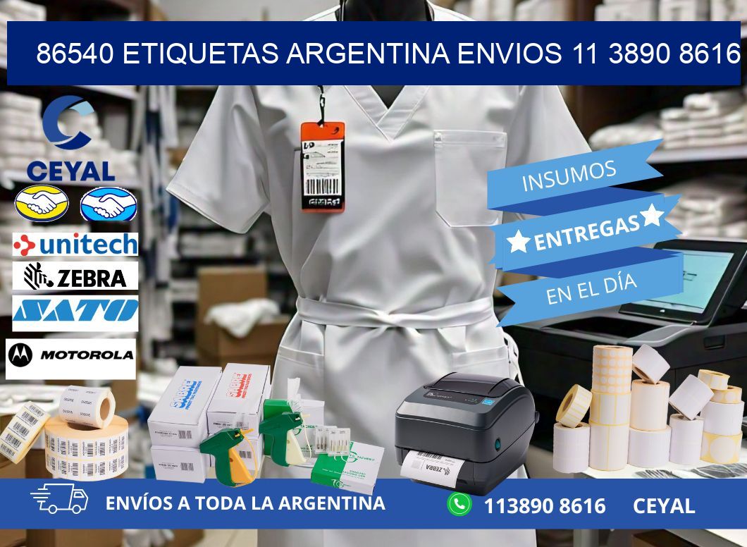 86540 ETIQUETAS ARGENTINA ENVIOS 11 3890 8616