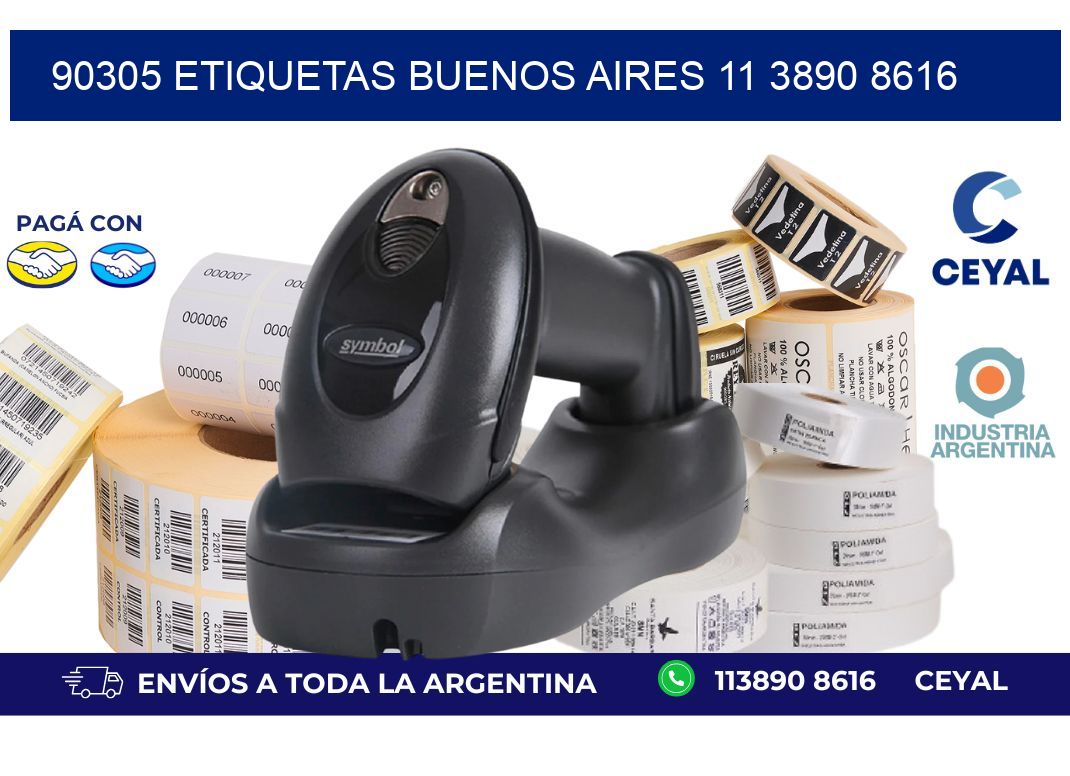 90305 ETIQUETAS BUENOS AIRES 11 3890 8616