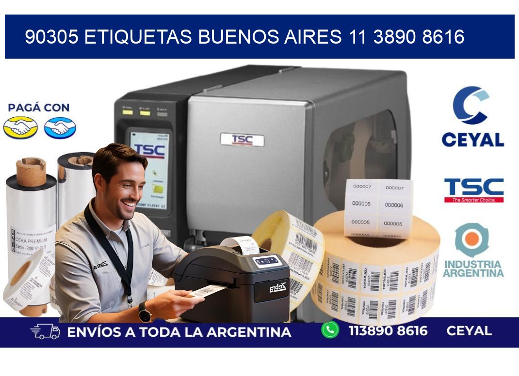 90305 ETIQUETAS BUENOS AIRES 11 3890 8616