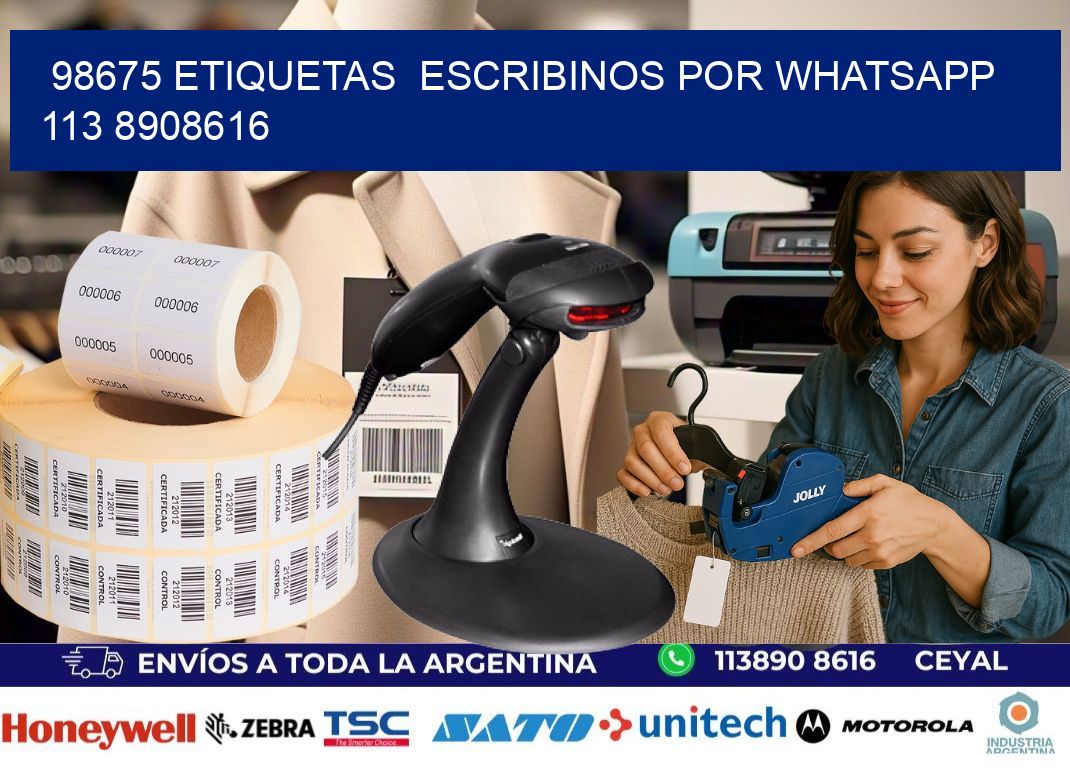 98675 ETIQUETAS  ESCRIBINOS POR WHATSAPP  113 8908616