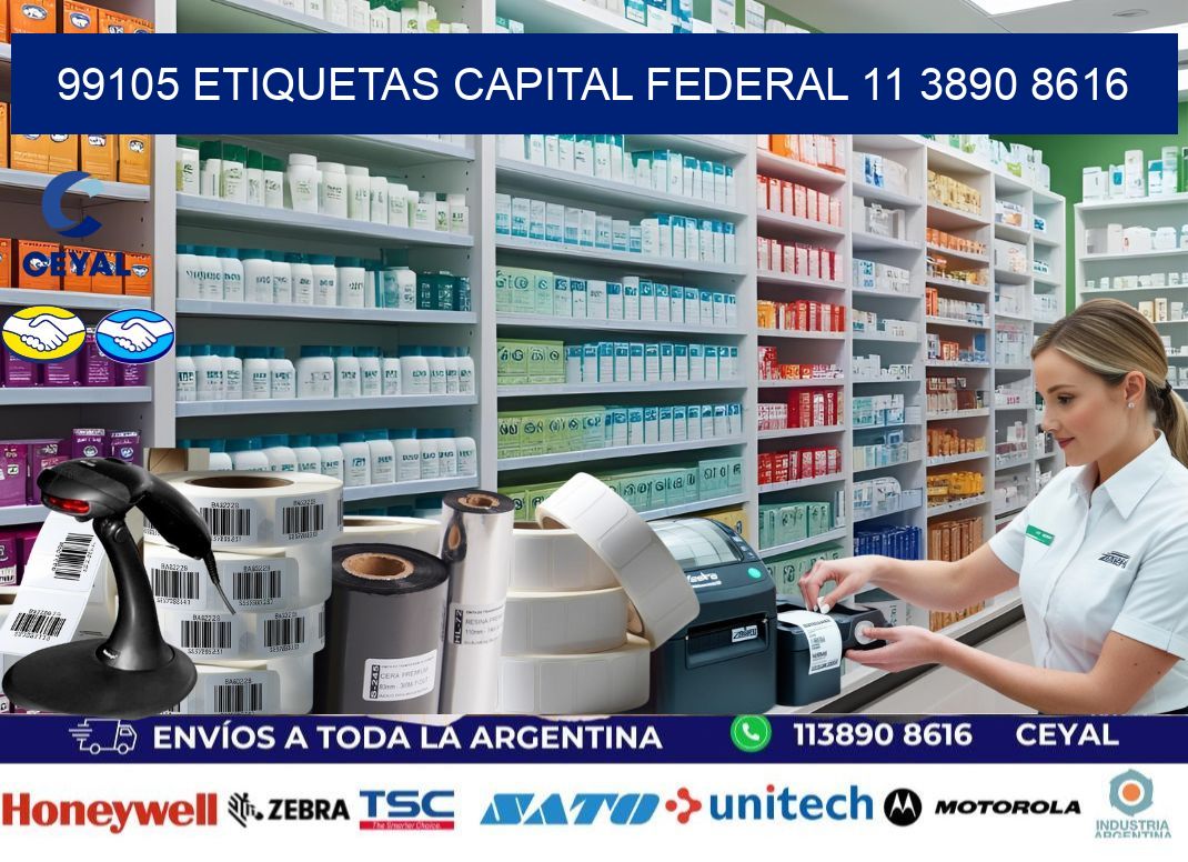 99105 ETIQUETAS CAPITAL FEDERAL 11 3890 8616