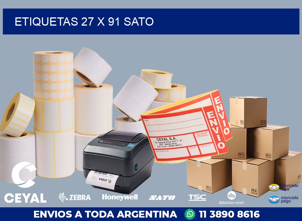 ETIQUETAS 27 x 91 SATO