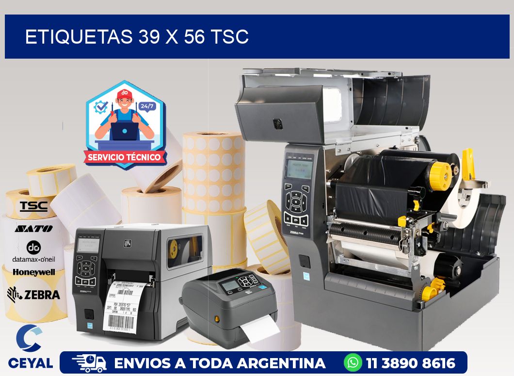 ETIQUETAS 39 x 56 TSC