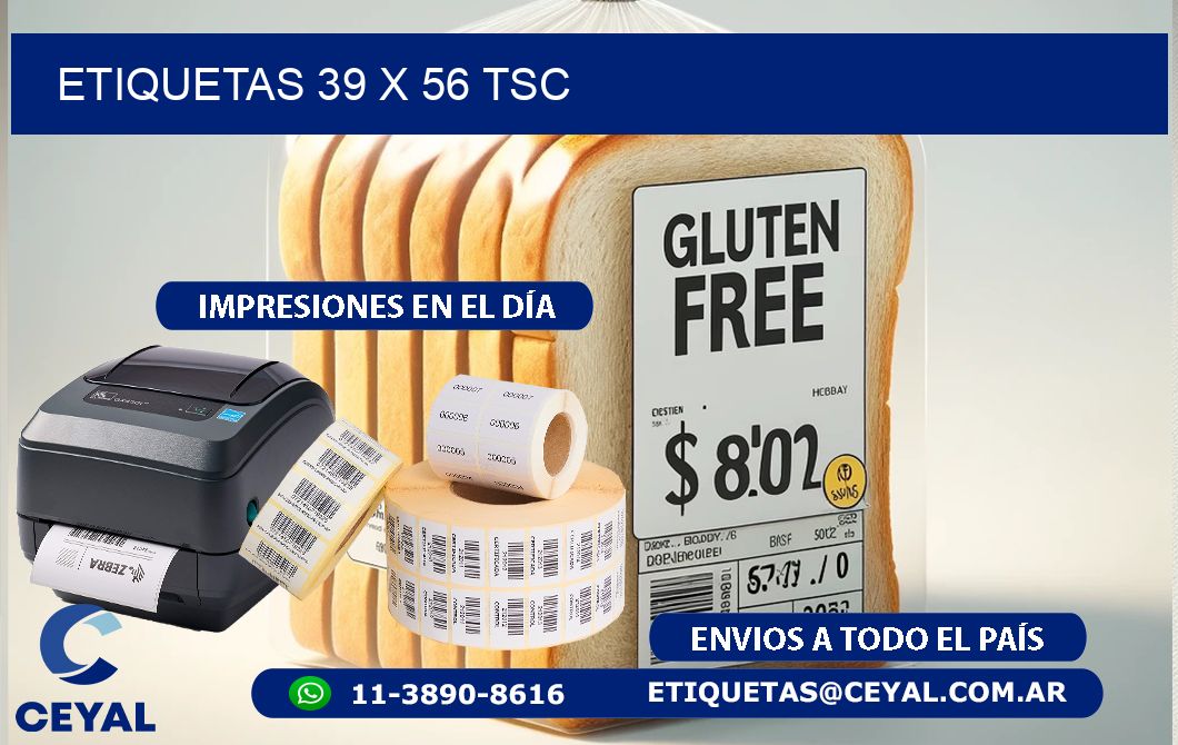 ETIQUETAS 39 x 56 TSC