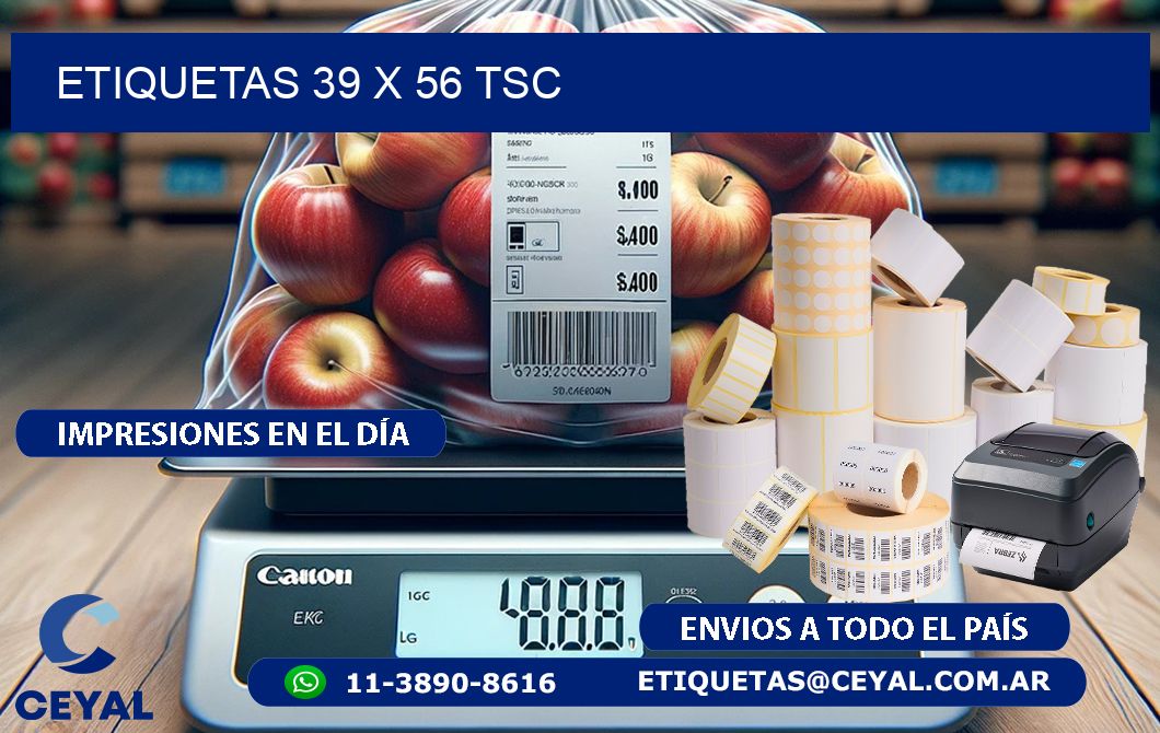 ETIQUETAS 39 x 56 TSC