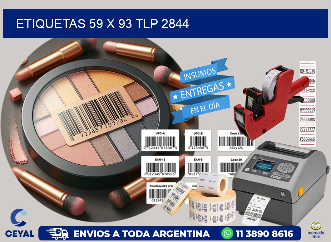ETIQUETAS 59 x 93 TLP 2844