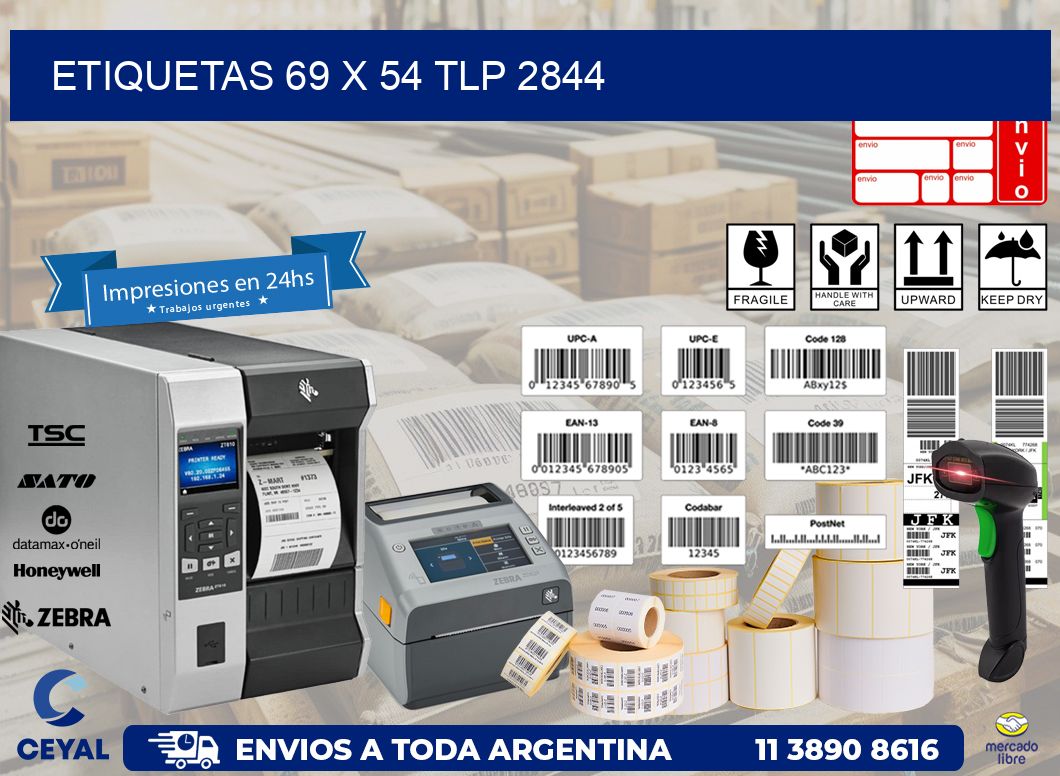 ETIQUETAS 69 x 54 TLP 2844