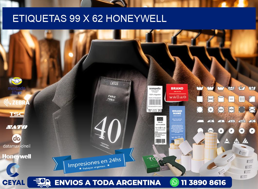 ETIQUETAS 99 x 62 HONEYWELL