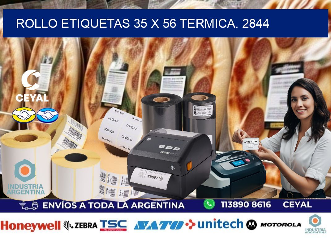Rollo etiquetas 35 x 56 termica. 2844
