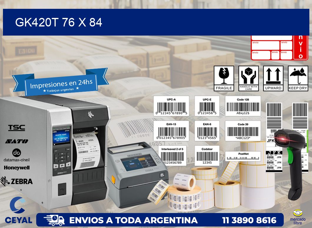 GK420T 76 x 84