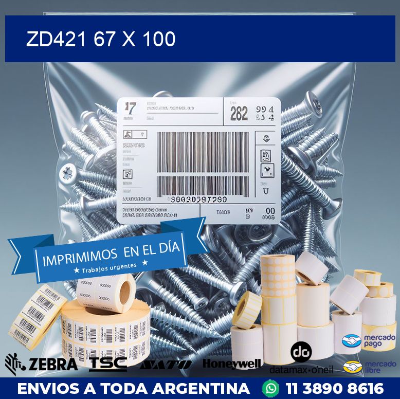 ZD421 67 x 100