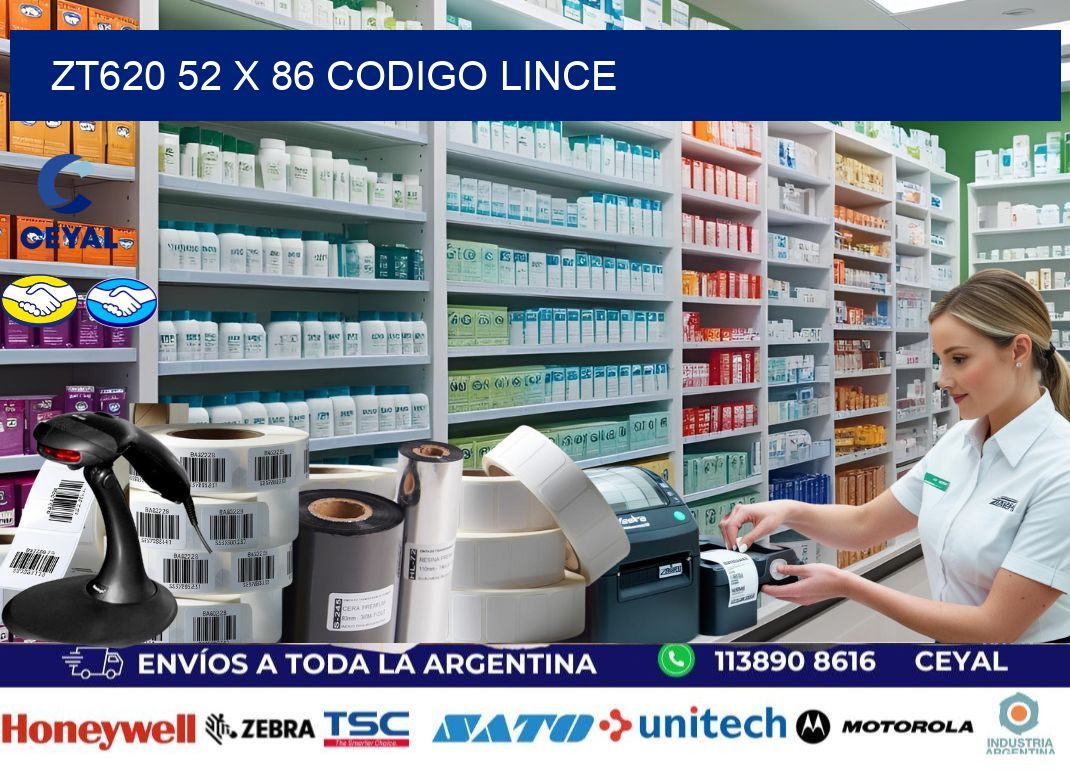 ZT620 52 x 86 CODIGO LINCE