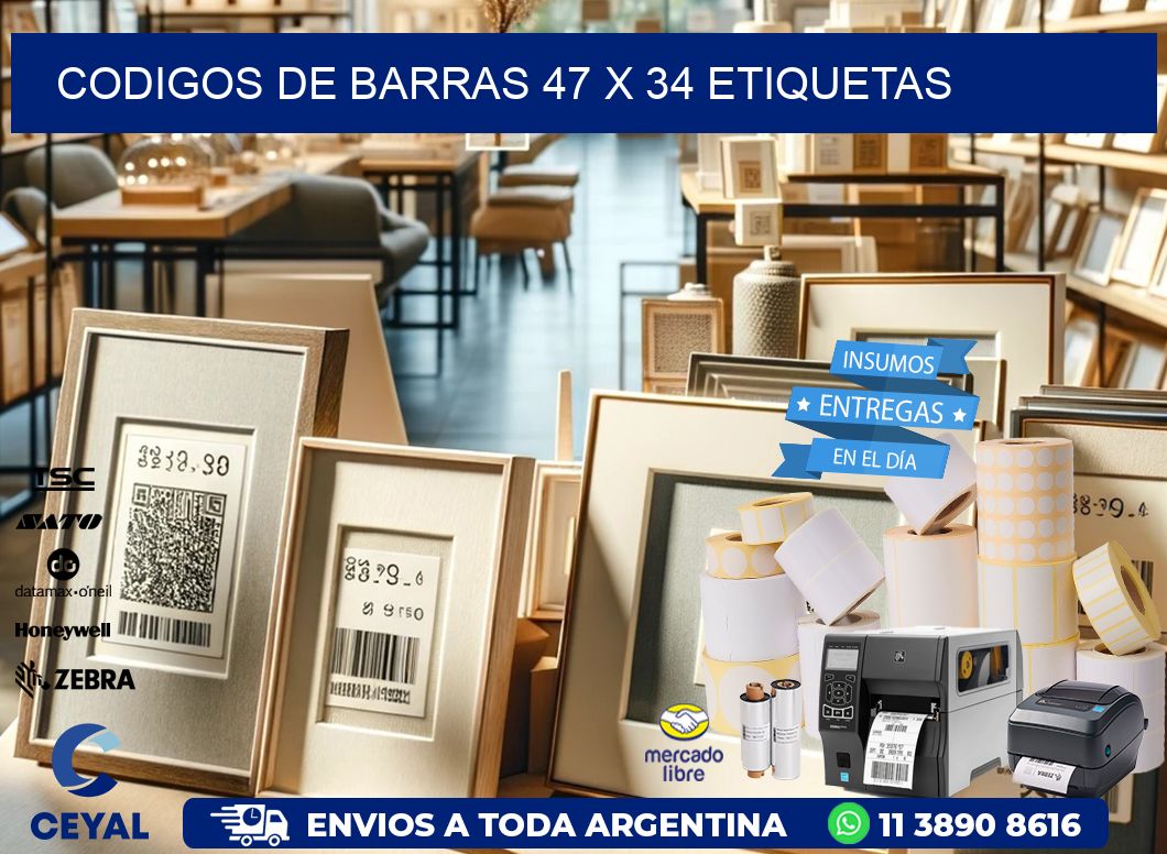 codigos de barras 47 x 34 etiquetas