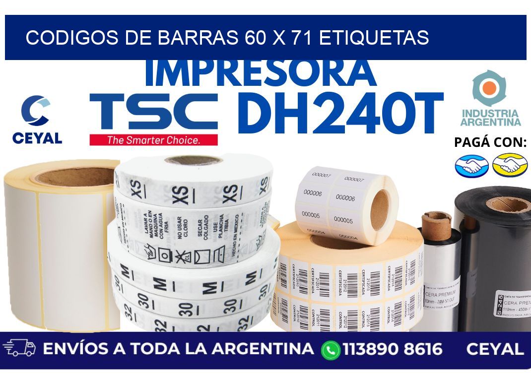 codigos de barras 60 x 71 etiquetas
