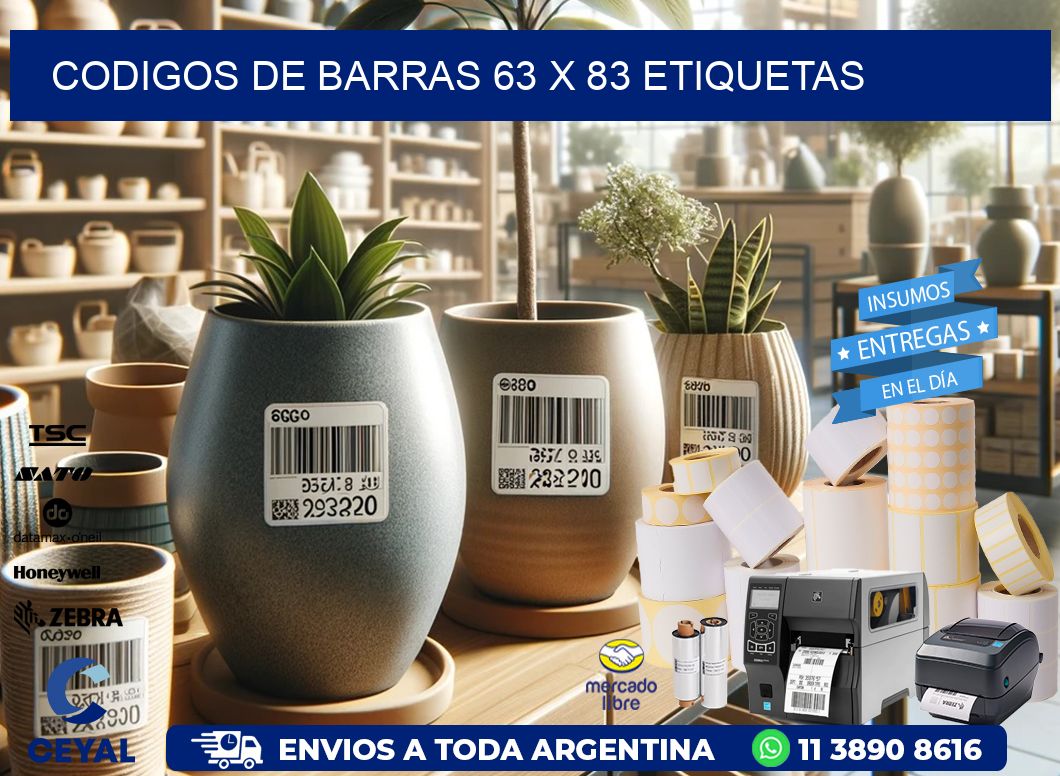 codigos de barras 63 x 83 etiquetas
