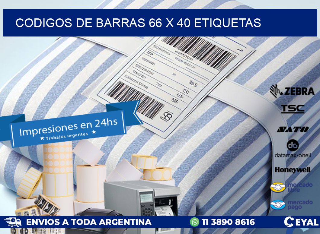 codigos de barras 66 x 40 etiquetas