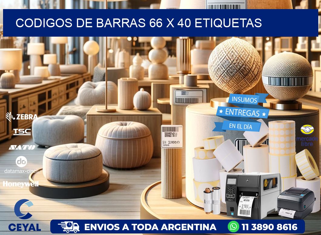 codigos de barras 66 x 40 etiquetas