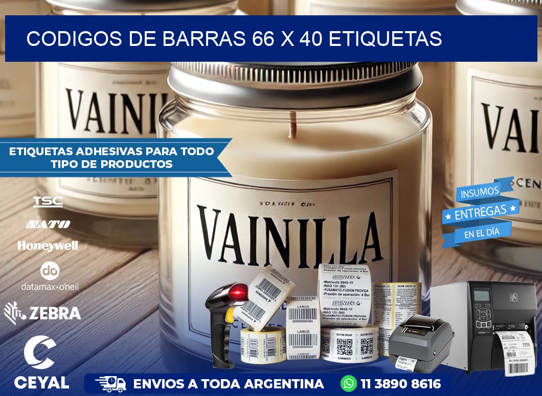 codigos de barras 66 x 40 etiquetas