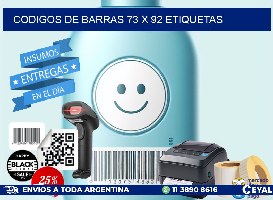 codigos de barras 73 x 92 etiquetas